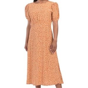 NWT FAITHFULL THE BRAND Beline Floral Midi Dress Vintage Bloom Size Large